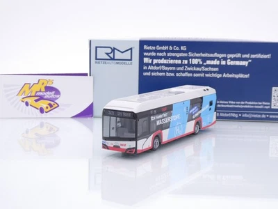 Rietze 77018 # Solaris Urbino 12 H² Wasserstoff Linienbus " DVG Duisburg " 1:87 - Bild 1 von 4