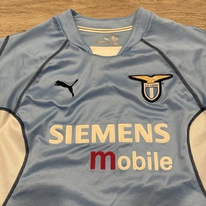 Camiseta de fútbol vintage Puma Lazio para hombre M 2001-2002 serie A manga corta - Imagen 1 de 11