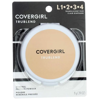 2 Pack CoverGirl TruBlend Mineral Pressed Powder, Translucent Fair L1-4, 0.39 oz - Image 1 of 2