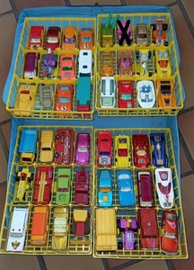 SAMMLUNG vintage Lesney MATCHBOX Superfast UK 1970s Konvolut  + carry case - Bild 1 von 13
