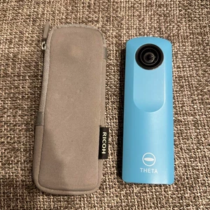 [Used] RICOH THETA 360 blue Action camera 360-degree omnidirectional shooting JP - Picture 1 of 4