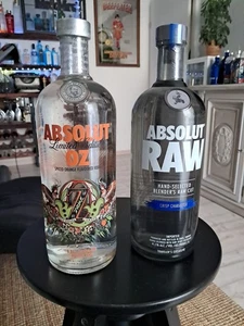 Absolut Vodka OZ &RAW Je 1 Liter Limited Edition Aus Sammlung - Bild 1 von 7