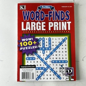 Kappa Blue Ribbon Word-Finds Large Print February 2025 100+ Puzzles - Bild 1 von 5
