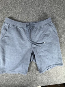 Lululemon Shorts Herren XL blau City Sweat French Terry Kordelzug Lounge sportlich - Bild 1 von 16