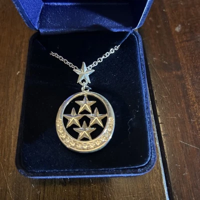 Montana Silversmiths Stars Necklace Sterling Silver Western Jewelry - Image 1 of 4