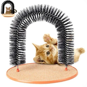 Free Catnip Cat Cats Arch Bristles Kitten Massager Bristles Grooming Scratching - Picture 1 of 7