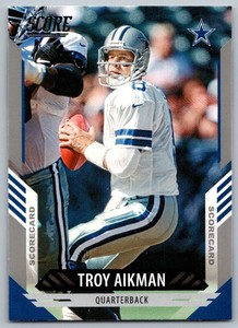 2021 Score Scorecard Troy Aikman #54 ST1