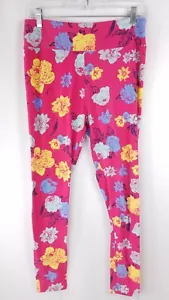LulaRoe Leggings Blumenmuster bunte Hose weiches bequemes Unterteil Damen groß kurvig - Bild 1 von 5