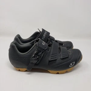 GIRO "PRIVATEER R" CYCLING SHOES ,(US MEN 7) EU38.5-Black Gum MTB - Picture 1 of 11