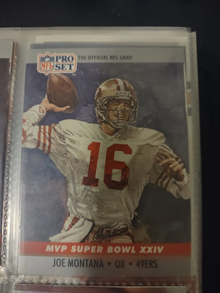 1990 Joe Montana - Pro Set Football MVP Super Bowl XVI- Card #16 - Image 1 of 1
