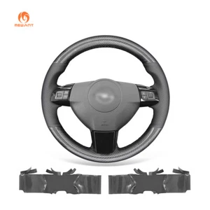 DIY Artificial Leather PU Carbon fiber Car Steering Wheel Cover for Saturn Astra - Picture 1 of 11