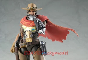 Blizzard Overwatch OW Jesse·Mccree Action Figure Model FIGURES In Stock NEW - Picture 1 of 6