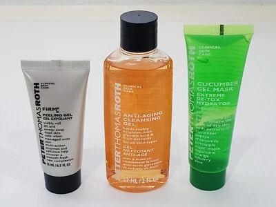 Peter Thomas Roth 3pc set  Cleansing Gel -Cucumber Gel Mask  & Firm Peel Gel - Image 1 of 4