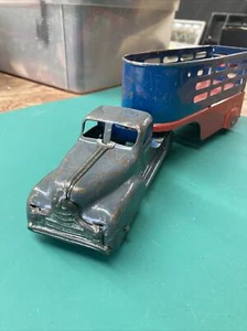 1948/50 MARX Stake Truck Semi Wooden Wheels. Nice Original!! - Picture 1 of 24