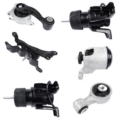 Motor & Trans Mount 6Pcs Set Fits Nissan Murano 2009-2014 V6 3.5L Auto Trans CVT - Image 1 of 4