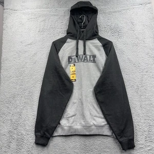 Dewalt Hoodie Mens Extra Large Black Outdoor Heavy Duty Workwear Grunge Pullover - Picture 1 of 6