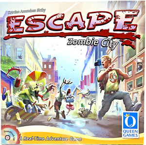 Escape Zombie City Board Game by Queen Games Kristian Amundsen Ostby Excellent