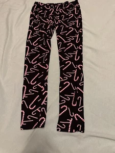 The children’s place Holiday Candy Cane Christmas Leggings size 10/12 NWOT - Picture 1 of 4