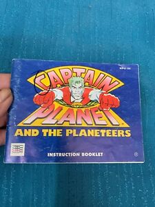 NES Captain Planet and the Planeteers NINTENDO Original Manual Only AUTHENTIC