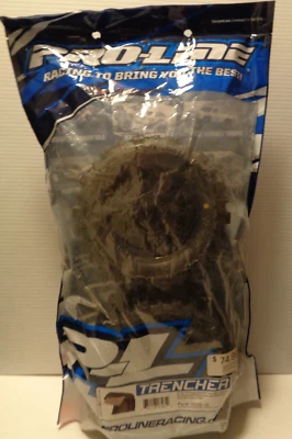 PRO-LINE 10155-10 3.8" ALL TERRAIN TIRES ON RAID BLACK 8x32 WHEELS FOR 17mm MT - Image 1 of 2