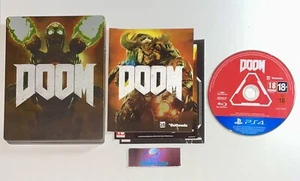 Doom - Jeu PS4 Steelbook Complet Version Française Sony - Imagen 1 de 9