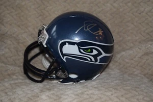 MINICASCO FIRMADO/AUTOGRAFIADO POR STEVE HUTCHINSON SEATTLE SEAHAWKS CON CERTIFICADO DE AUTENTICIDAD NFL HOF - Imagen 1 de 2