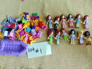 Lego Lot Friends Minifigures Mia Andrea Emma Olivia Accessories raft Stephanie - Picture 1 of 5