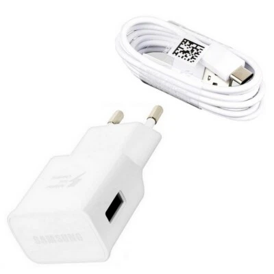 SAMSUNG CARICABATTERIE ORIGINALE FAST CHARGING EP-TA200 per GALAXY A20E A30S - Immagine 1 di 3