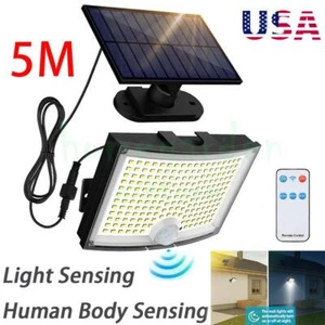 990000lm LED Solar Wall Lights Outdoor Garden Street Motion Sensor Security Lamp - Picture 1 of 13