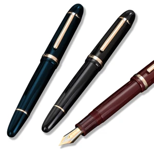 JinHao X159 Acrylic Fountain Pen Metal Gold Clip Fine Nib Writing Ink Pen OffiGs - Picture 1 of 15