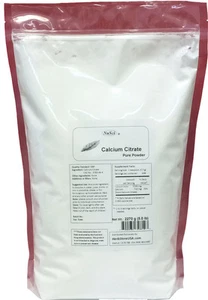 NuSci 100 % reines Calciumcitrat Pulver 5 Pfund (2270 g) USP - Bild 1 von 4
