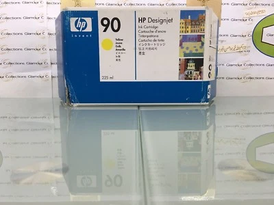 HP 90 225-ml Yellow DesignJet Ink Cartridge (C5064A) (Single Pack) (M3) - Image 1 of 4