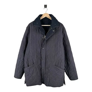 BARBOUR Quilted Microfibre Polarquilt Jacket Black Size XL - Picture 1 of 15