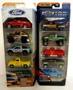 Neu 1:64 Matchbox Diecast Ford Chevrolet Chevy Pickup Classic Trucks 5 Stück Lot - Bild 1 von 7
