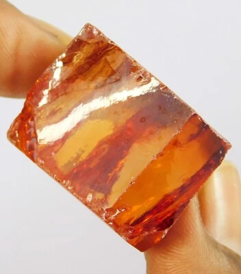 268.65 克拉大号天然柬埔寨橙色锆石未切割粗糙散装宝石 — 第 1/4 张图片