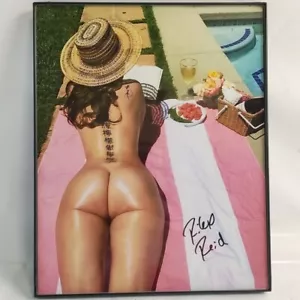 Sexy foto firmada con autógrafo de celebridad de Riley Reid 8X10 enmarcado - Imagen 1 de 12