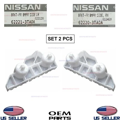 Genuine Bumper Front Bracket Mounting LEFT + RIGHT set 2pc⭐OEM⭐ ALTIMA 2013-2015 - Image 1 of 4