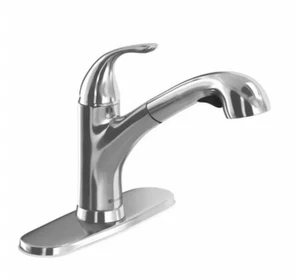 NEW Glacier Bay Market Single-Handle Pull-Out Sprayer Kitchen Faucet in Chrome - Picture 1 of 3