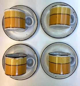 Midwinter Stonehenge SUN 4x Kaffeetasse mit Untertasse ca. 6,5cm, ca. 7,5cm Ø - Bild 1 von 19