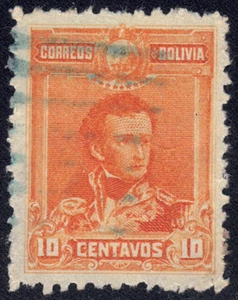 1899 Bolivia SC# 65 - F - Antonio Jose de Sucre - Used - Picture 1 of 2