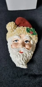 Liberty Falls Smiling Santa Brooch Pin 1995 New Dealer Stock - Picture 1 of 5