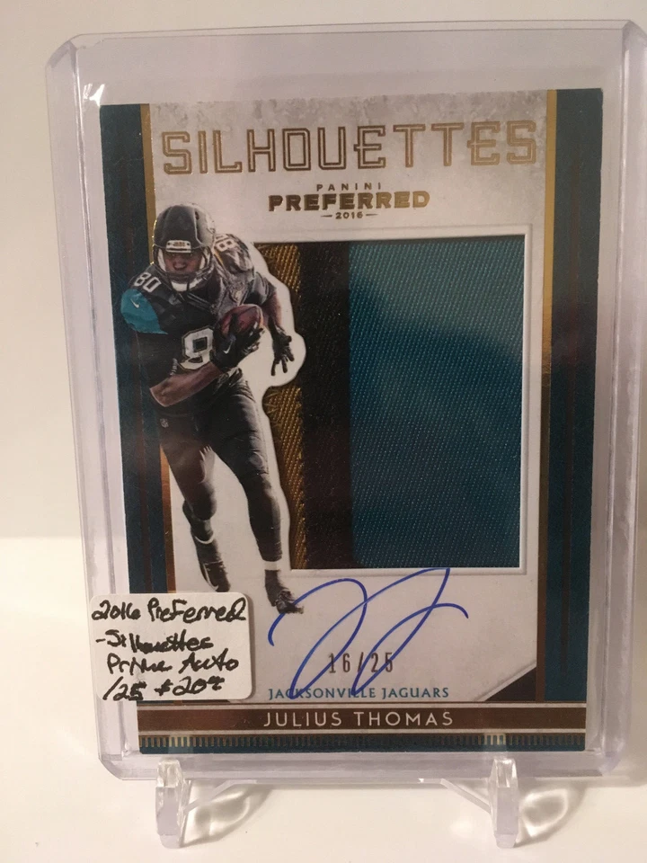 2016 Panini Preferred - Silhouettes PRIME AUTO #40 Julius Thomas 16/25  - Image 1 of 1