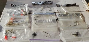 Verschiedene Salzwasser Angelführer Rigs Haken drehbar - wie abgebildet - Bild 1 von 4