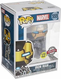 FUNKO POP MARVEL 80TH IRON MAN MODEL 39 GLOW EXCLUSIVE (555) 43965 - Bild 1 von 2