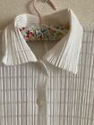 Re price reduction   pleated please white cardigan