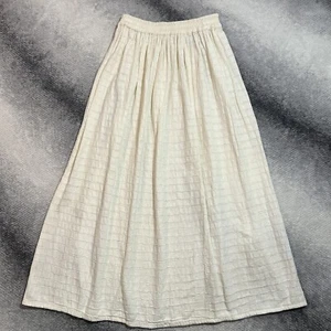 Vintage Handwoven Cotton Maxi Skirt Small - Picture 1 of 9