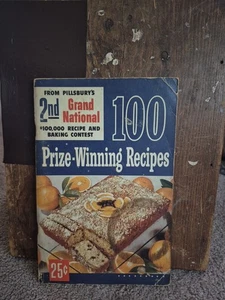 Vintage Pillsbury 2nd Grand National 100 Prize Winning Recipes 1951 1st Edition - Bild 1 von 5