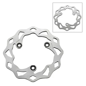 1x Bremsscheibenrotoren hinten Stahl für KAWASAKI Ninja 250R 2008-2012 Silber - Picture 1 of 5