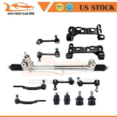 13Pcs Complete Power Steering Rack And Pinion Suspension Fit For Buick Rainier — 第 1/4 张图片