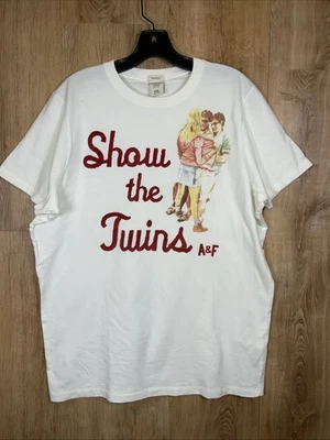 Vintage A&F Abercrombie Fitch Naughty Novelty Graphic Muscle TShirt XXL - Image 1 of 4